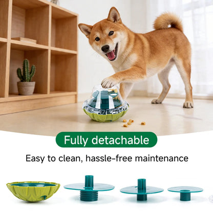 Dog Fun Bowl. Feeding Toys for Dog/Cat. Shaking Leakage Food Ball Food Dispenser. Tumbler Feeder Pet Interactive Toys.