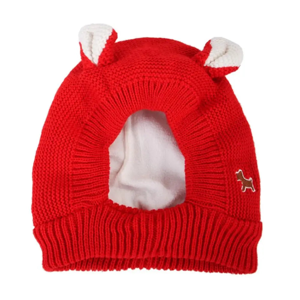Quiet Dog Ear Muffs. Noise Protection. Pet Ear Covers. Knitted Hat. Anxiety Relief, Winter Warm Earmuffs For Medium Large Dogs. New