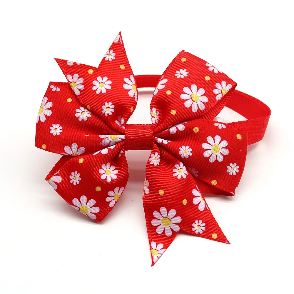 50/100pcs Spring. Cat Bow Tie Small Dog Bowties. Dog Grooming.