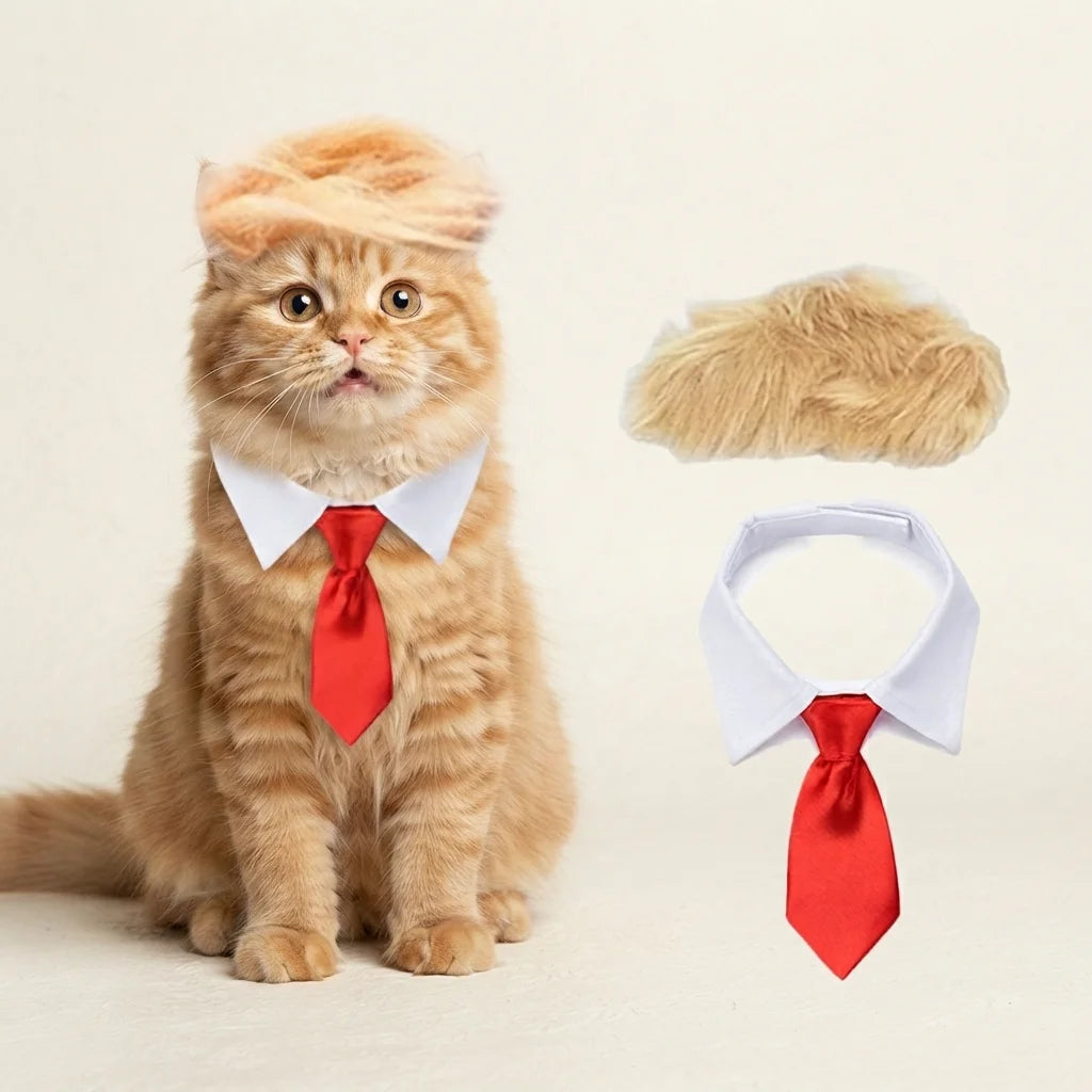 A must for Trump Supporters. Pet dog costume.