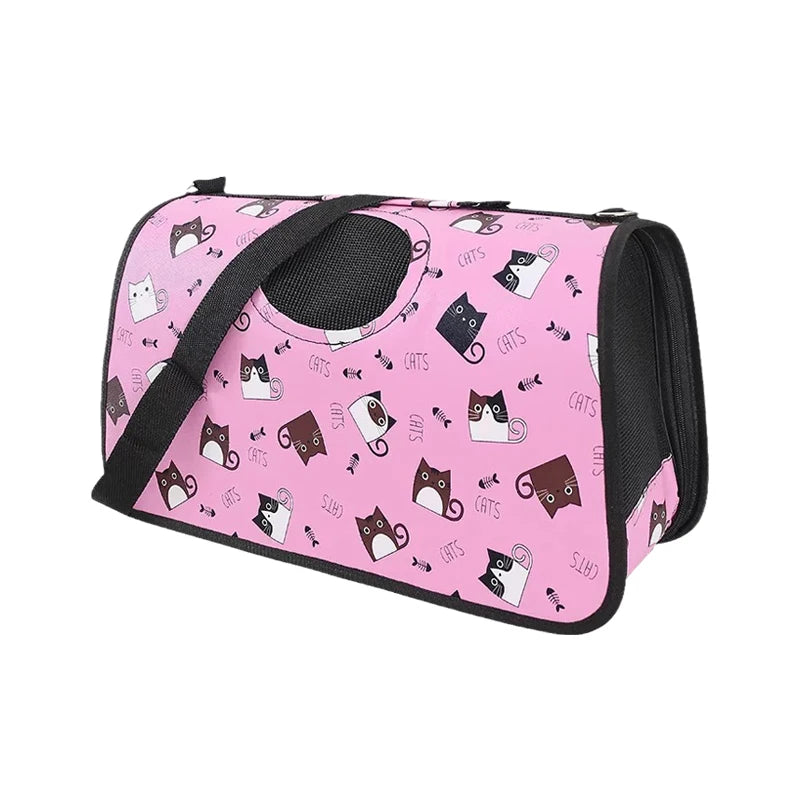 Breathable Pet Dog Carrier for Small Dogs. Foldable Puppy/Cat Carrying Bag.